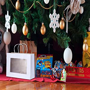 White window gift bag