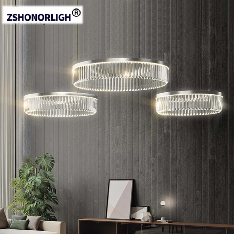 Modern LED Crystal Ceiling Lights Ceiling Mounted Adjustable Light