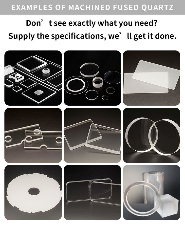Quartz Glass Dia 25mm Thickness 1mm Fused Silica Plate Round Shaped Step Quartz Glass Window For Optical Use