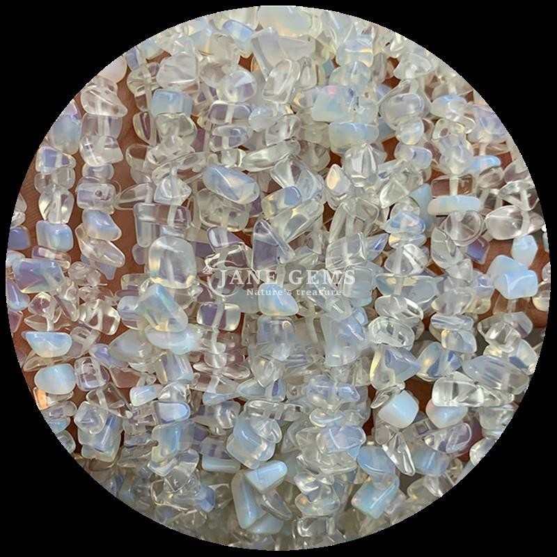 Sodalite Mookite Gems Bead Natural Crystal Irregular Shape Chip Gravel Stone Loose Bead Strands For Bracelets