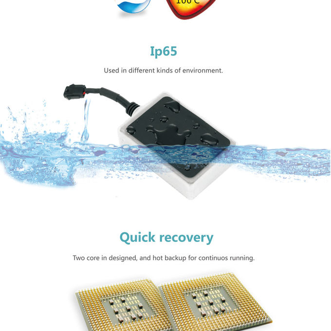 UBLOX-7020 GPS Tracker With 3D Acceleration Sensor For Motorcycle/Electrical Bike