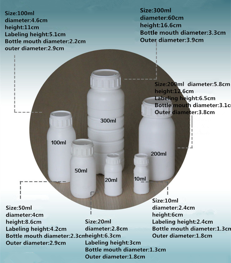 Multilayer Compound High Barrier EVOH Pesticideemulsion Packing Bottle 100ml HDPE Coex