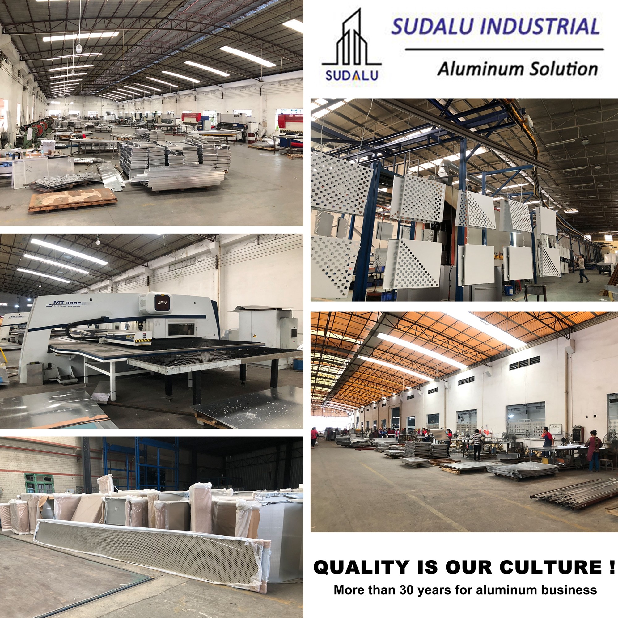 SUDALU Architectural Laser Cutting Panels Outdoor 3D Aluminum Curtain Panel