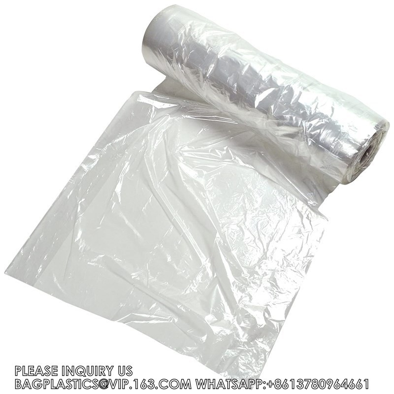 Wholesale 36 Inch Plastic Bag For Laundry Dry Cleaning Poly Bags, garment cover bags, dust cover, bags on roll