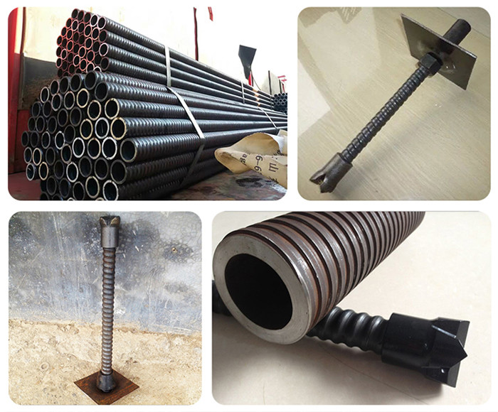 Hollow Grouted Self Drilling Tunnel Rock Bolt Mining Anchor Bolt