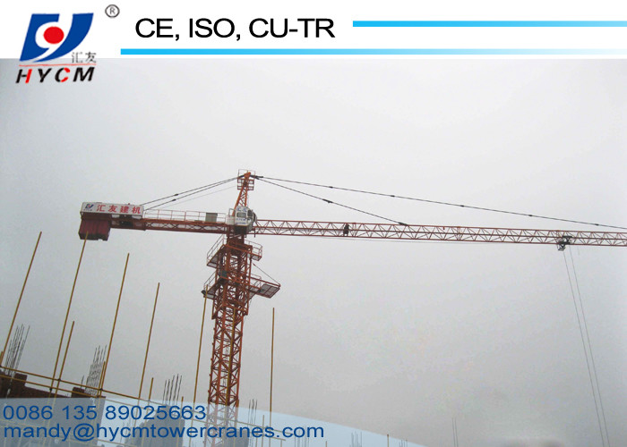Operation and Maintenance for 60m Lifting Jib Two Angle QTZ100(6012) Self Erecting Tower Crane