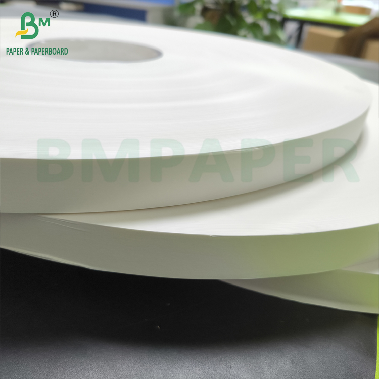 FDA Waterproof Drinking Straw Wrapping Paper White 24gsm 28gsm