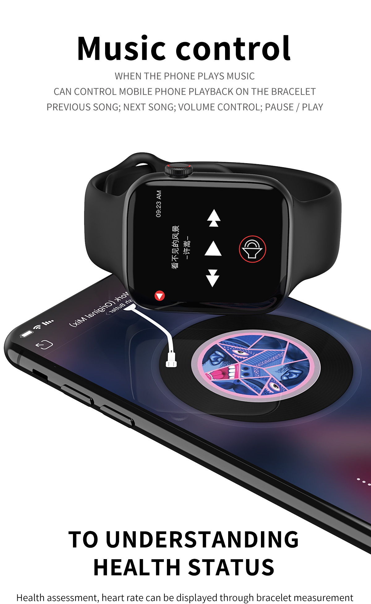1.54 Inch Touch Screen Sim Card Slot Smart Watch IP68 Waterproof