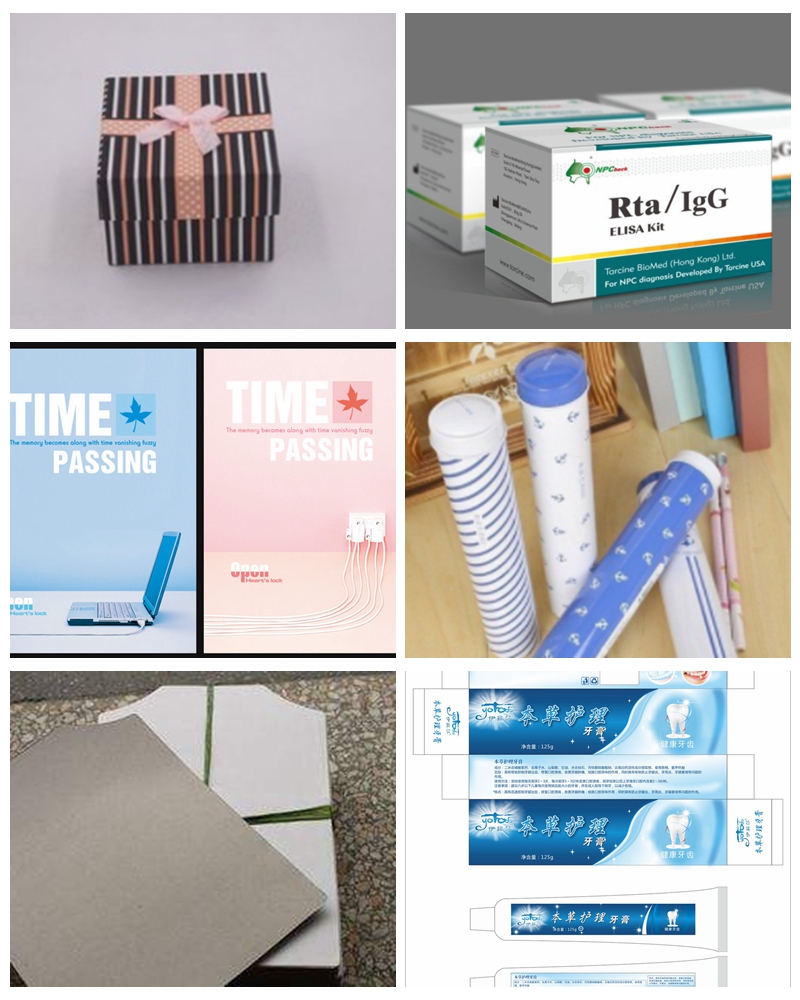 Great Stiffiness Grey Back White Side Clay Coated Paper Offset Printing In Rolls