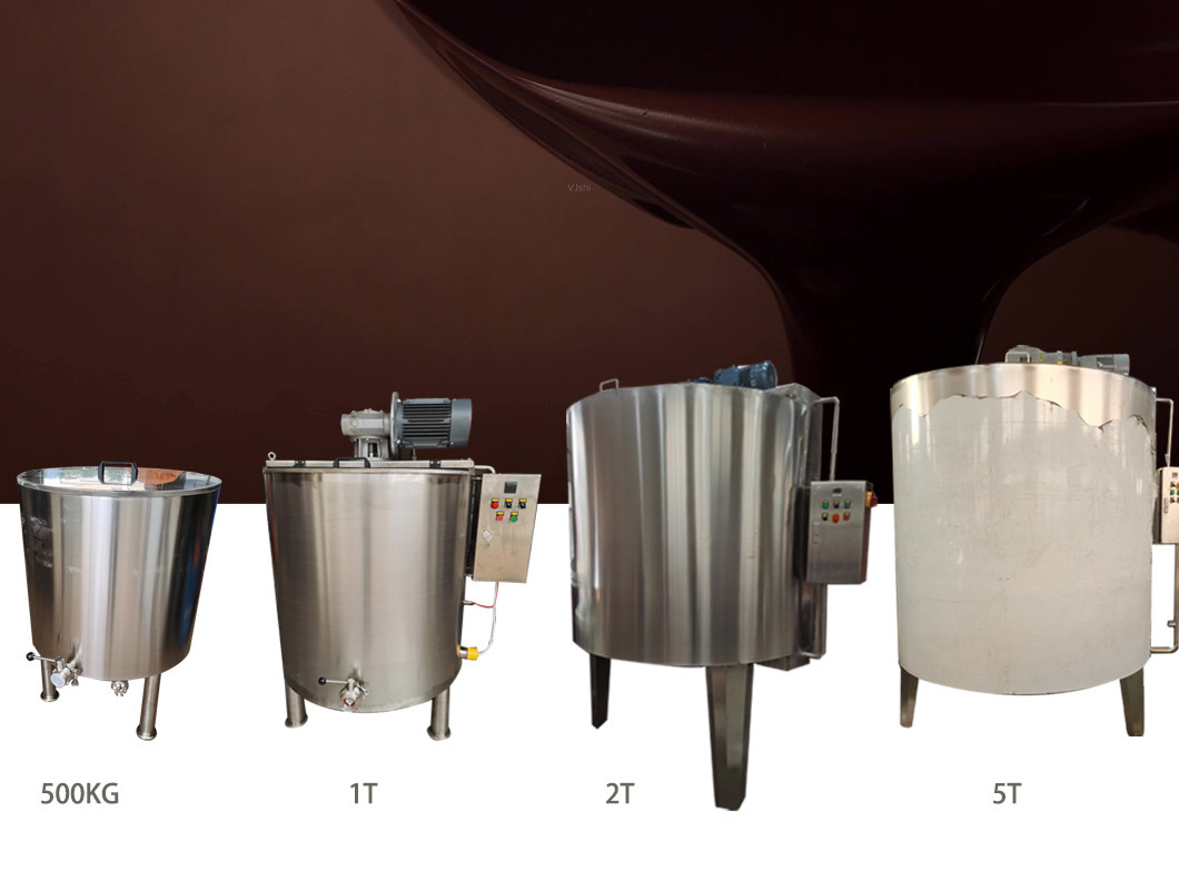 100L 1000L Chocolate Melting Pot Food Chocolate Depositor Machine