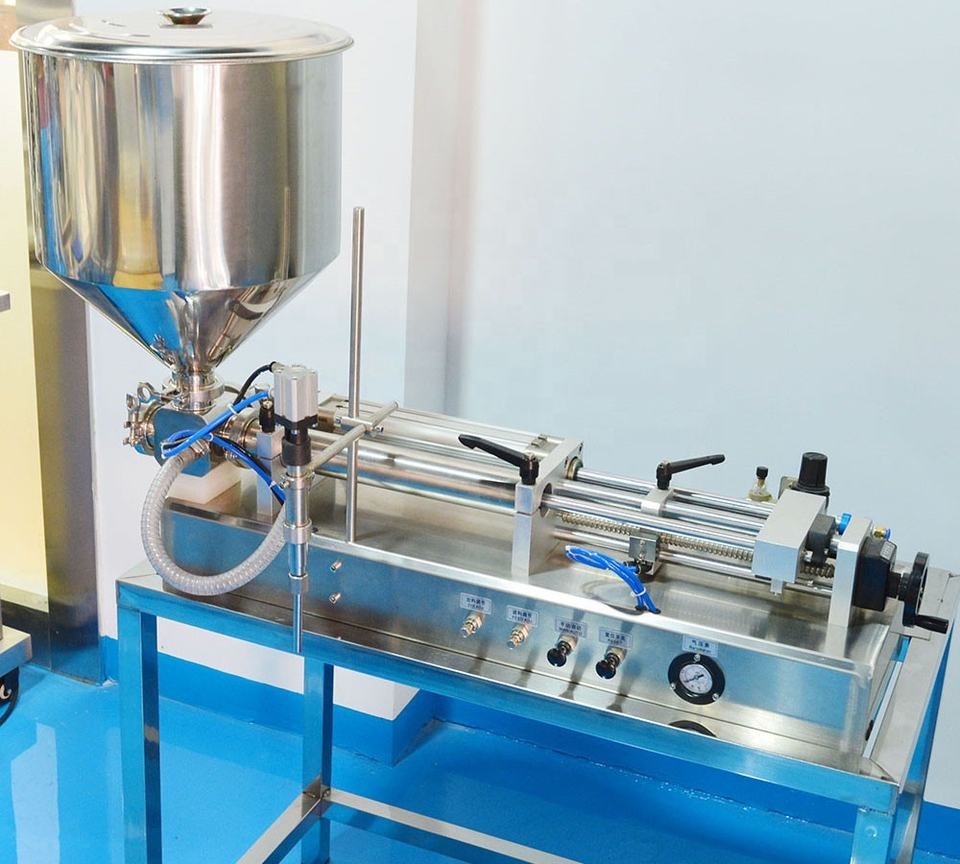 Small Sanitizer Gel Bottle Liquid Filling Machine Semi Automatic 0.75kw