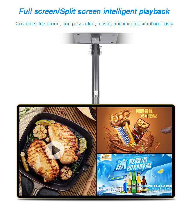 Dual Sided High Brightness LCD Display Monitor Digital Signage Sunlight Readable Double-sided Display