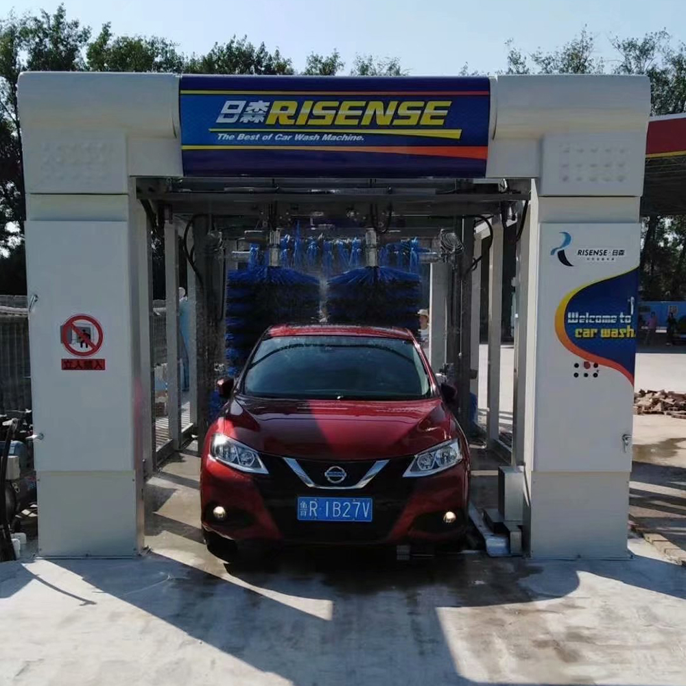 Bus Truck Wash Machine Hot Dipped Galvanized Steel Frame Moving