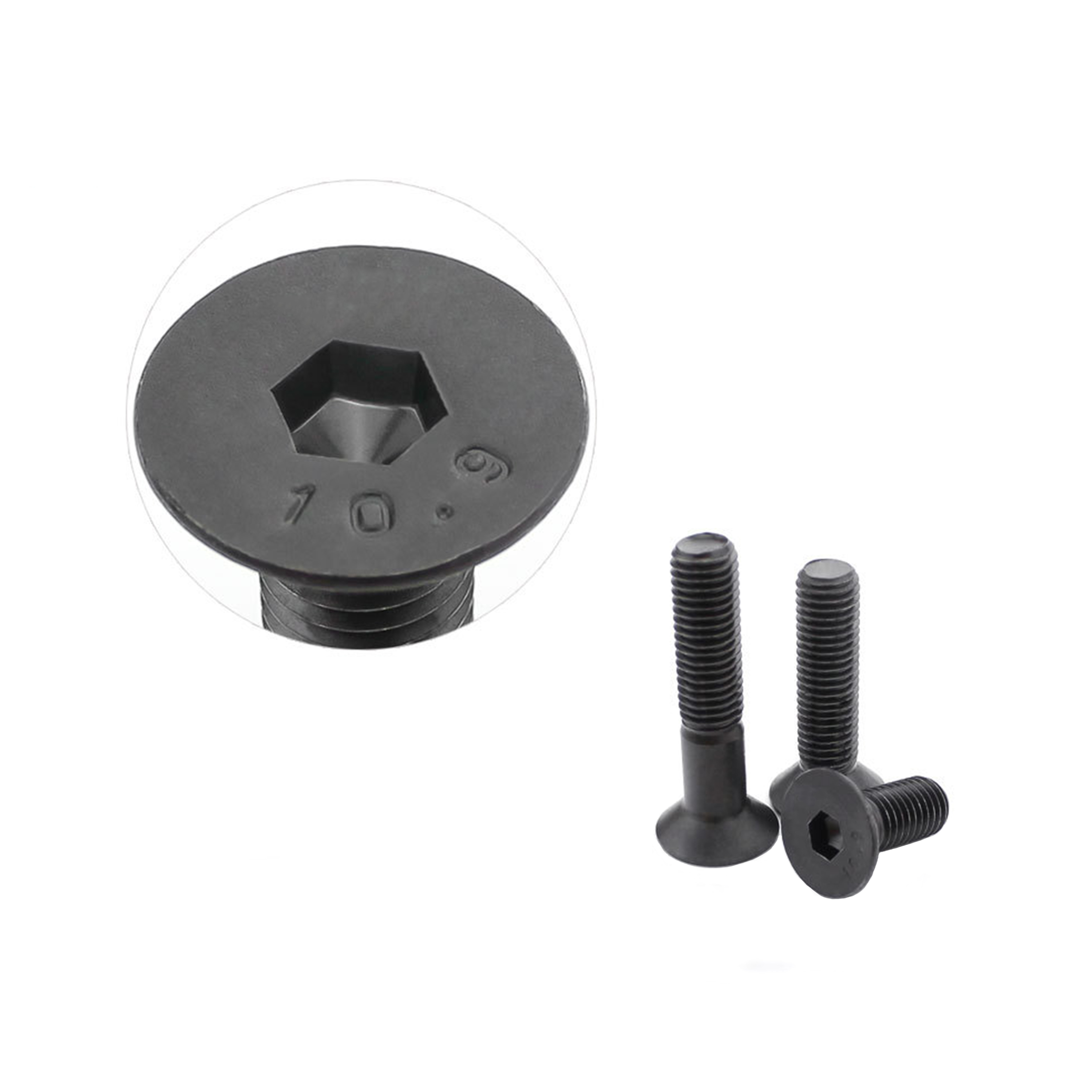 Plain Finish M6 Hex Socket Head Bolt for Mechanical and Electrical Products 8mm-70mm