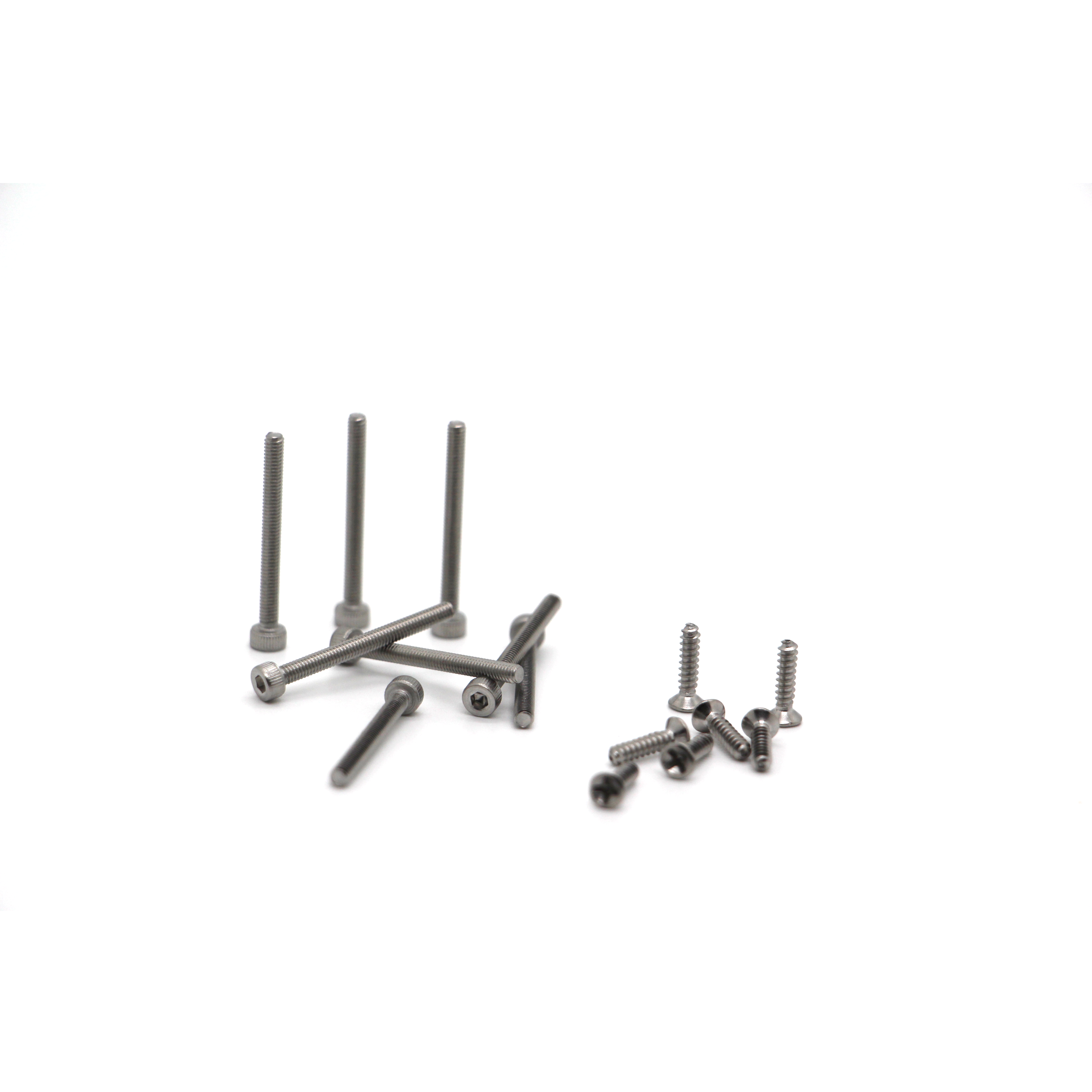 Customized Micro Self-Clinching Screws M0.5-M3 Aluminum 6061-T6 Anodized for Thin Metal Panels RFID Tags