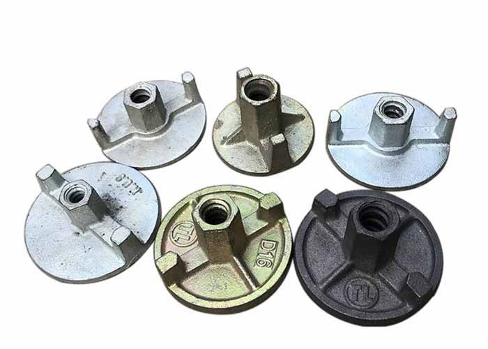 Golden Galvanized Scaffolding Formwork Wing Anchor Nuts For Concrete Construction
