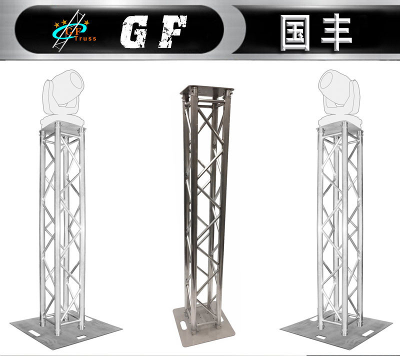 Silver Golden Black Square Aluminum Stage Truss In Concert