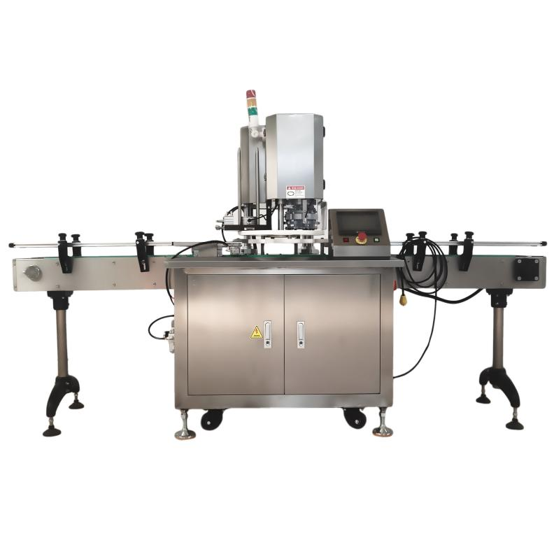 OEM 380V Electric Pork Canned Auto Capping Machine 75pcs/min