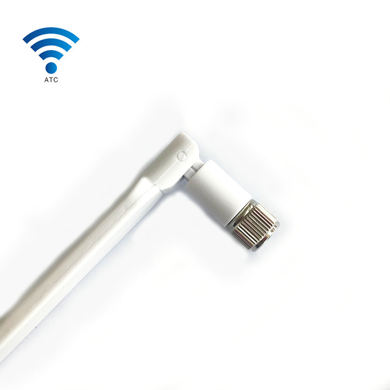 2.4GHz and 5.8GHz External Dual Band WiFi Antenna SMA 5DBi White Color