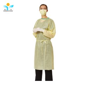 Buy cheap YIHE CE Disposable Isolation Gown , PP SMS Blue Isolation Gowns product