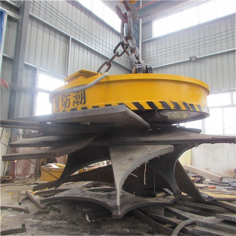 Round Electromagnetic Suckers Magnet For Crane Excavators 2.2KW