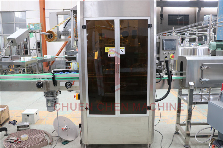 Mineral Bottled Water Production Line 160BPM Bottle Body Sleeve Labeling Shrinking