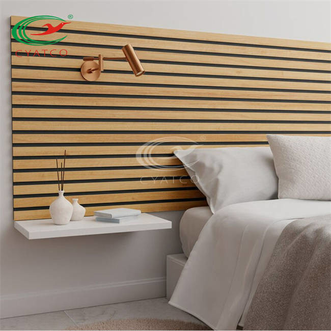 OEM Solid Wood Acoustic Wall Panels Mildewproof Eco Friendly