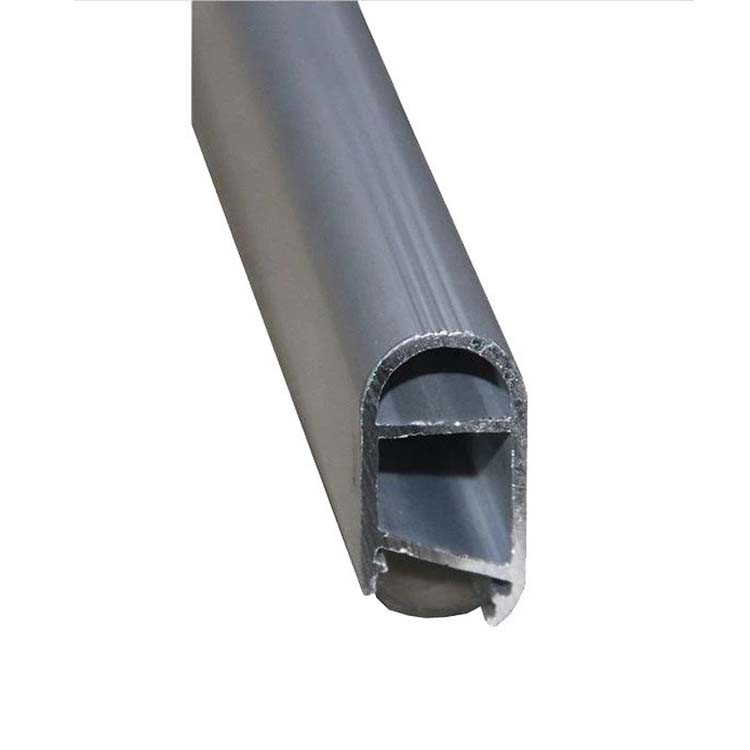 Ellipse Tubular Aluminum Alloy Tube , Oval Aluminum Pipe For Decoration