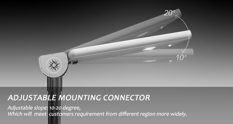 5 years integrated solar all in one street light Garden Led Solar Street Light 15W-60W