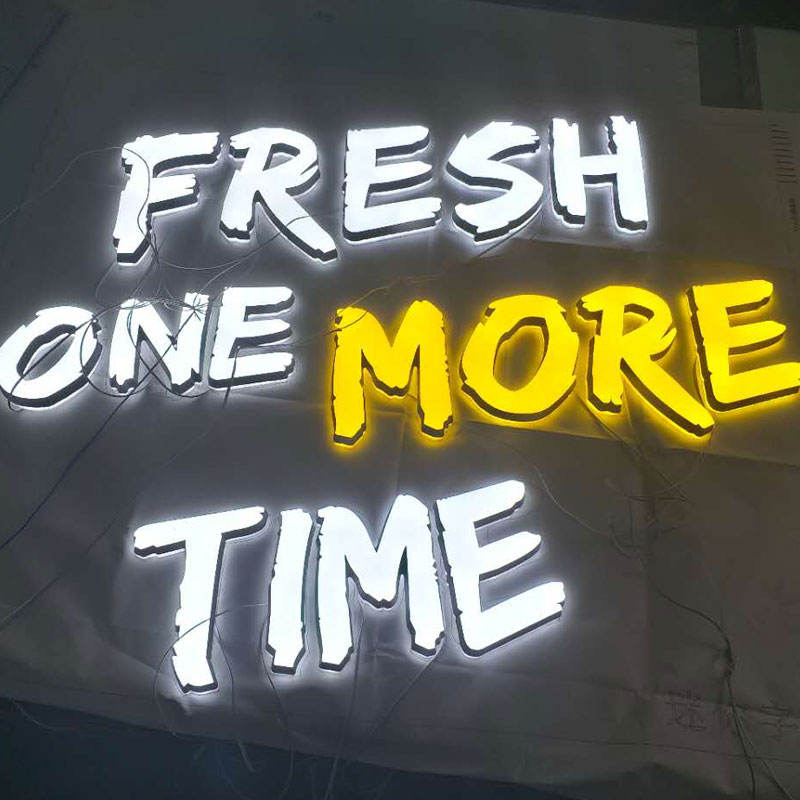 Custom 3d Sign 12v Frontlit Store Shop Name Sign Outdoor Led Illuminated Channel Letter
