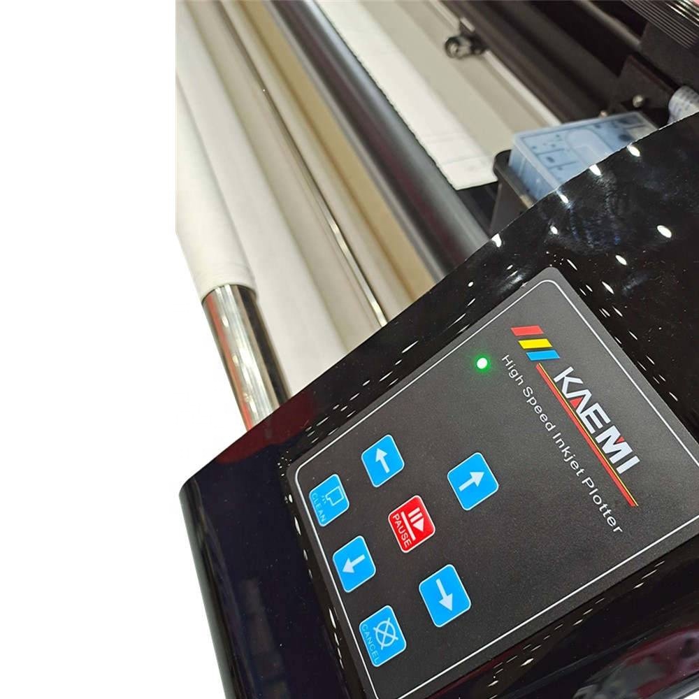 Free Lifetime Software Kaemi Vertical Inkjet Cutter Plotter for Kraft Paper Printing