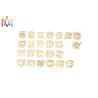 Buy cheap Baroque Style A-Z Alphabet Hollow SS DIY Metal Charms from wholesalers