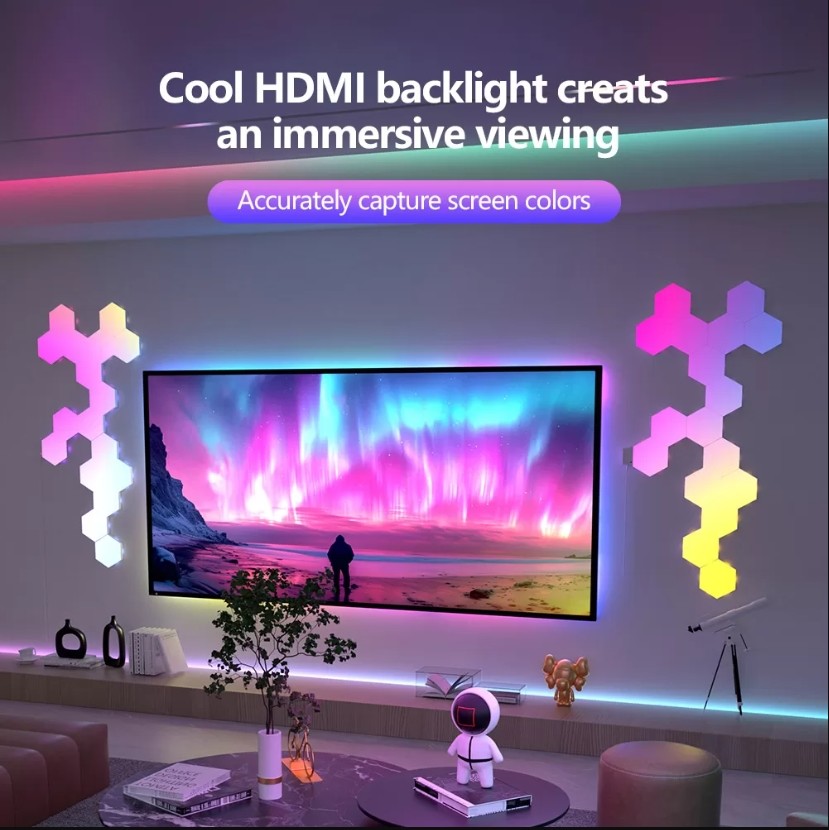 24V Gaming Light Luminous Shell For PC Console With Remote Control HDMI2.0 And Static/Breathing Lighting Mode