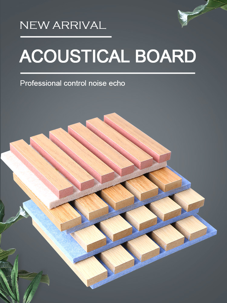 Factory Direct Sales Solid Wood Panel Interior Decoration Materials Wooden Acoustic Panel