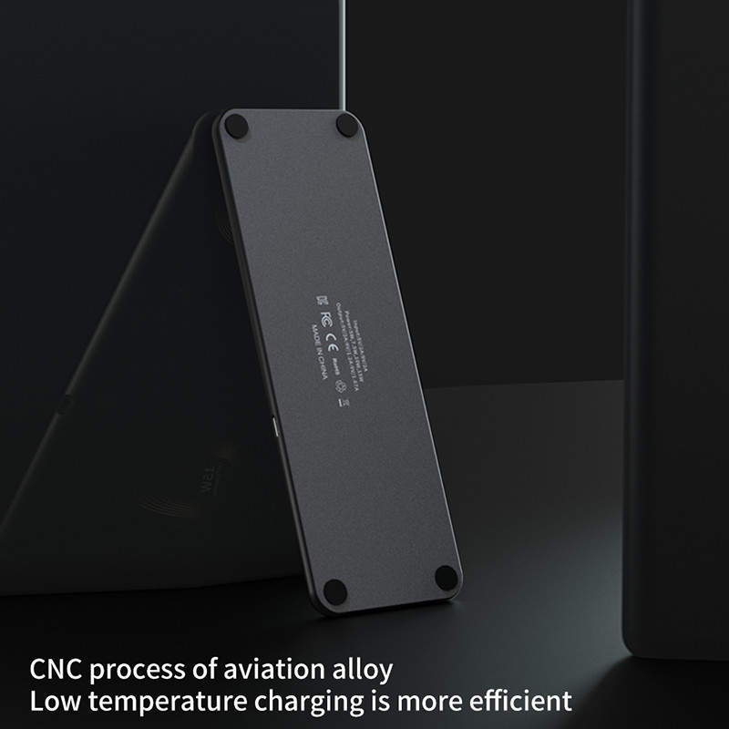 Wholesale 15 W Extremely Thin Qi Wireless Charger Pad For Iphone And Watch Earphone