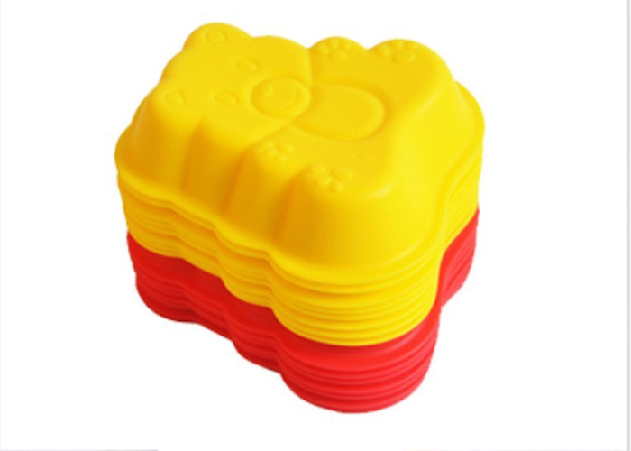Silicone manufacturer Silicone baking tools mini panda shaped silicone cake mold SB-011