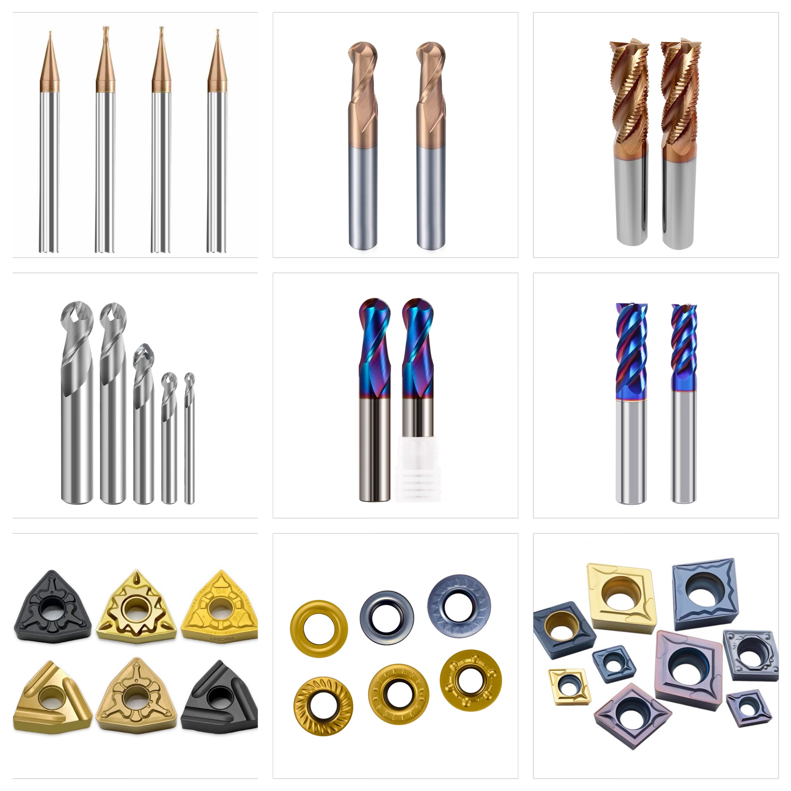 Insert Type Alloy Corn Milling Cutter Carving Cutter Tungsten Steel Corn End Mill