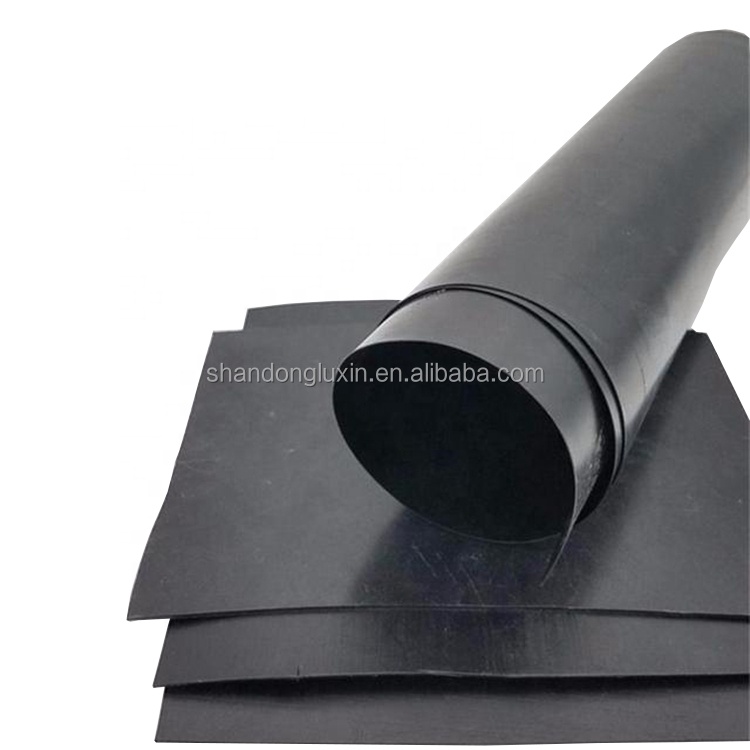 Modern Design Black HDPE Smooth Geomembrane 0.5mm 1mm for Landfill Sites and Fish Ponds