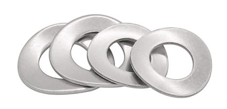 GB955 Stainless Steel Wave Spring Washer 200HV SUS304 Small Waveform Flat Washer