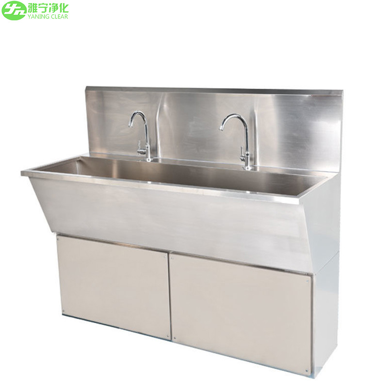 Customized Scrub 304 Stainless Steel Hand Wash Basin With Faucets