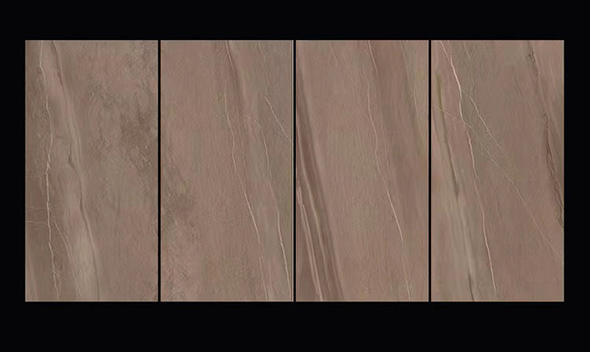 Foshan New Style Brown Color Interior Floor Tiles , 600x1200 Rustic Wall Tiles