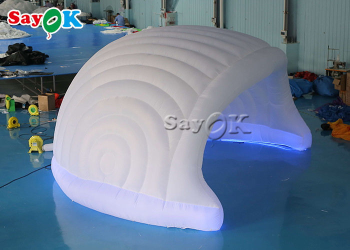 Inflatable Air Tent Portable Semicircle Helmet Shape Inflatable Stage Tent