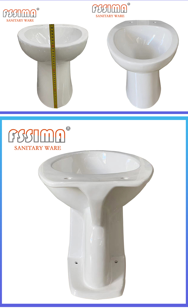 Elongated Gravity Flush Rv Toilet S Trap 100mm Water Closet Small