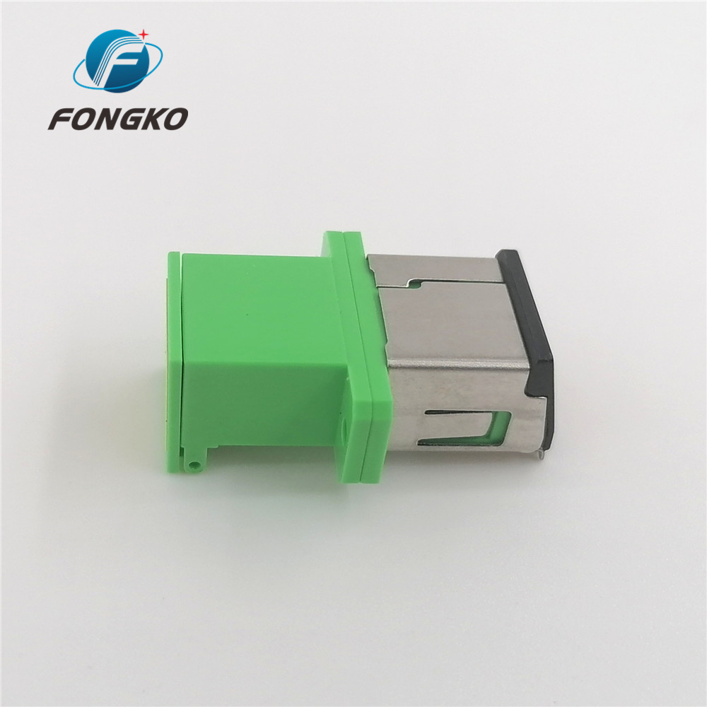 Both Two Side Auto Shutter Adaptor Plastic Metal APC SC/APC Fiber Optic Adapters