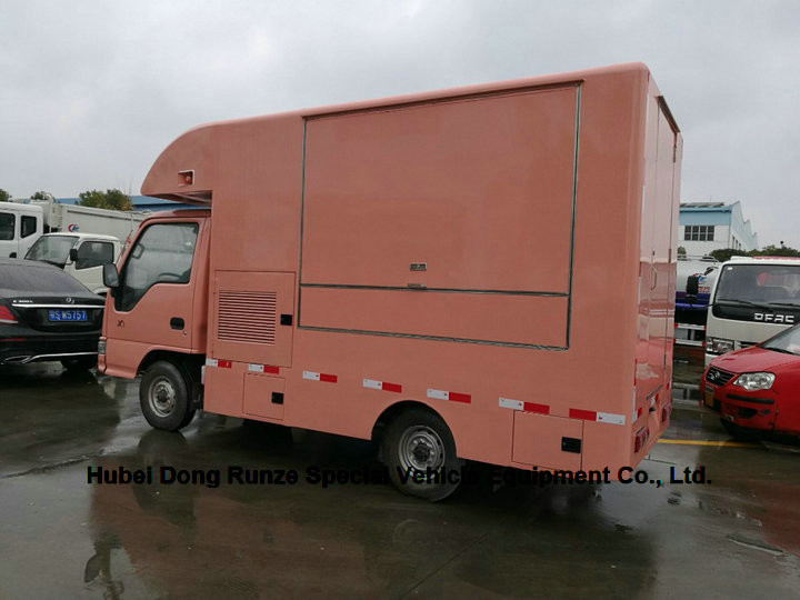 Custom Color JAC Mobile Kitchen Truck , Street Mobile Fast Food Van