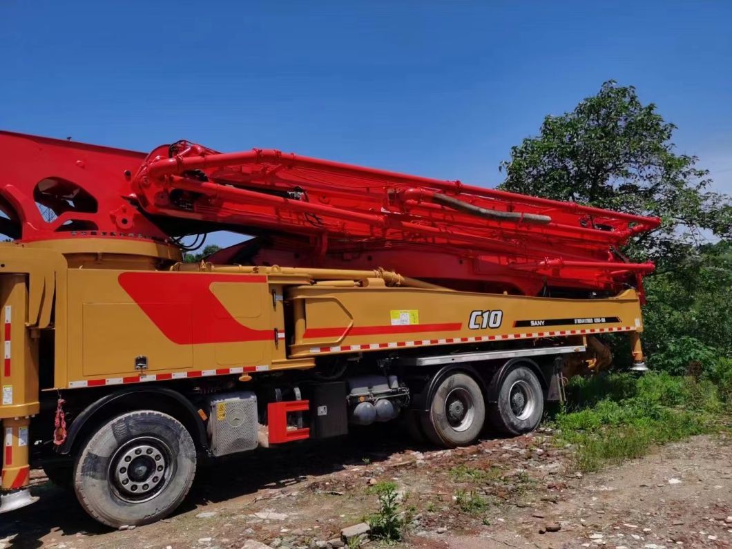 2021 Used Concrete Pump Truck 62m Concrete Mixing Plant Heavy Equipment Concrete Boom Pump