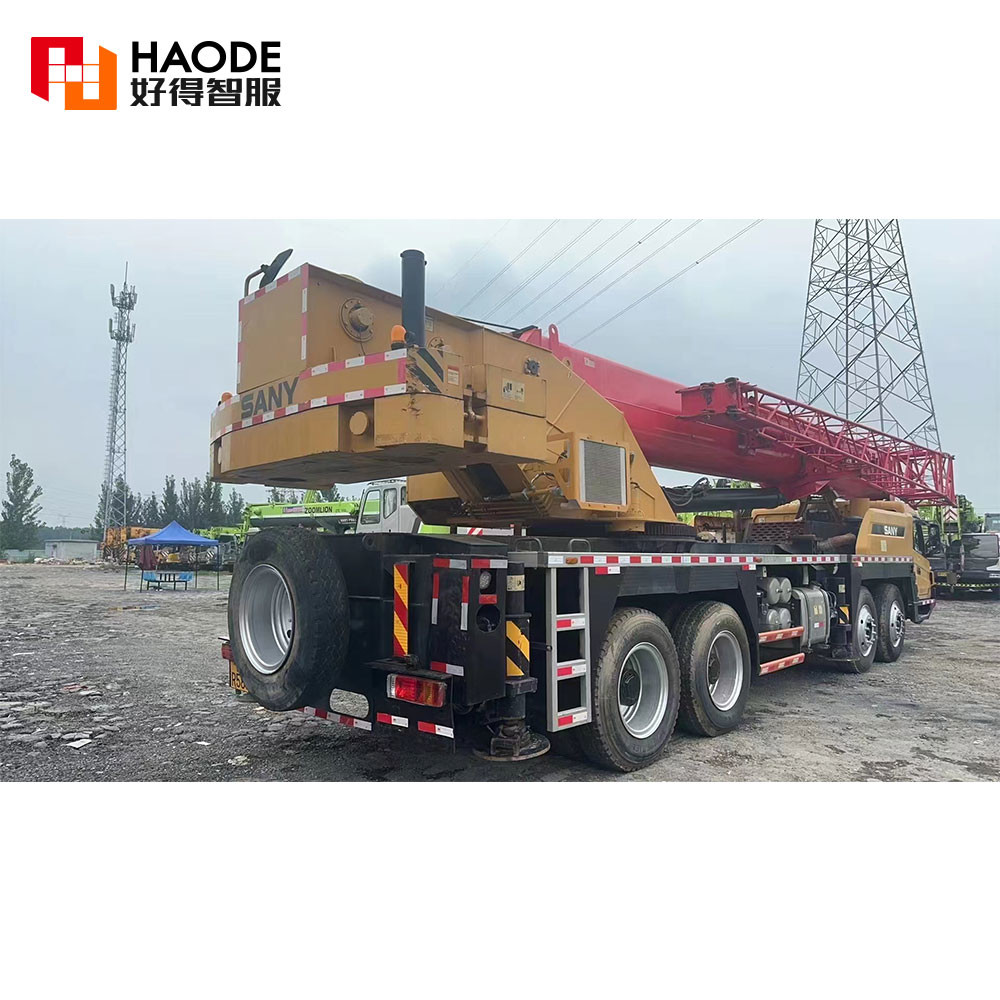 High-Power Used Crawler Cranes SANY SCC550t5 China Origin Second-Hand Used Sany 50ton Crawler Crane In Good Condition