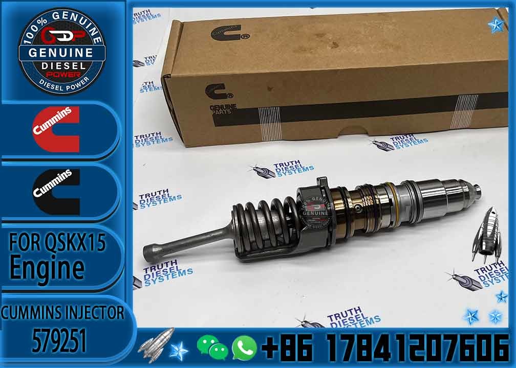 1764364 Genuine Diesel Engine Common Rail QSX15 Fuel Injector 1499257 579251 4903451 579263 4954648