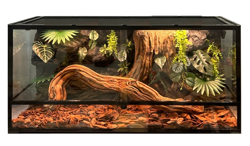 Easily Installed Snake Terrarium Background Lightweight Stumps SL-M28A