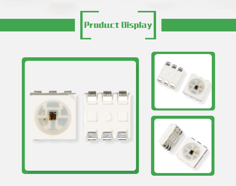 DMX Spi Controllable 3 RGB Channel SK9822 Smart LED Pixel Chip